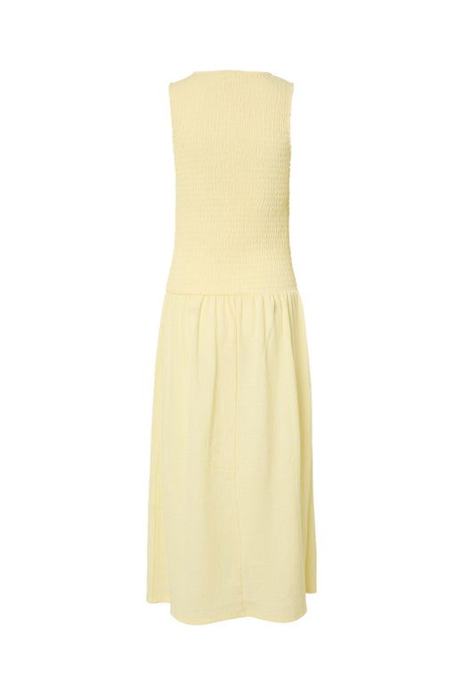 Pieces - Pcfess Sl Smock Dress - 5016369 French Vanilla