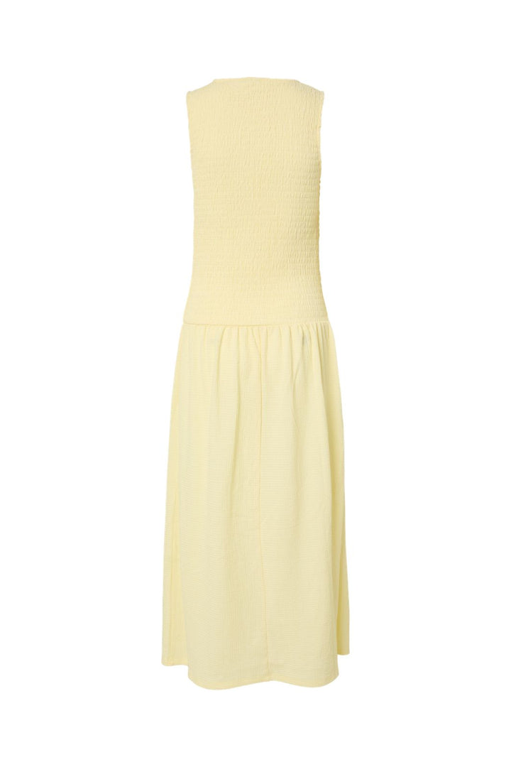 Pieces - Pcfess Sl Smock Dress - 5016369 French Vanilla