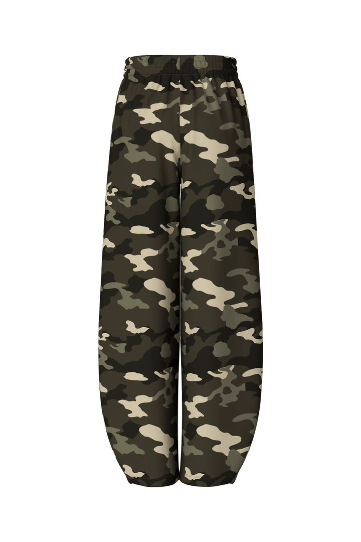 Pieces - Pcfia Filucca Wide Pants - 5200944 Hot Fudge Camouflage