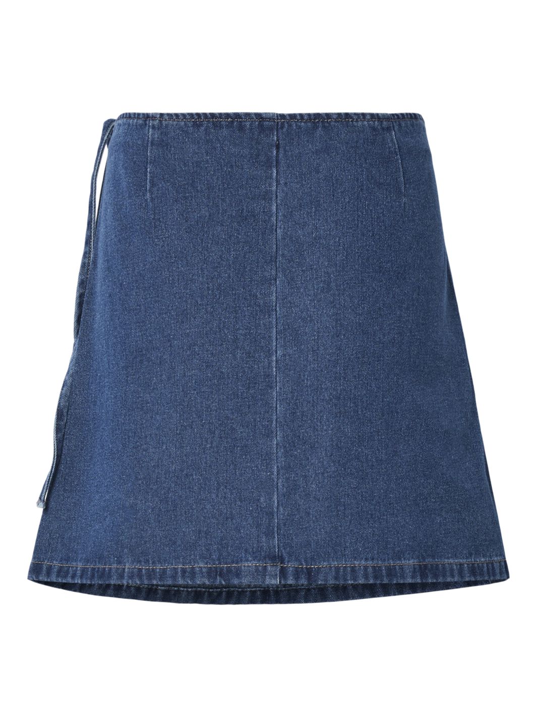 Pieces - Pcfibbo Wrap Denim Skirt Pwp - 4795052 Medium Blue Denim