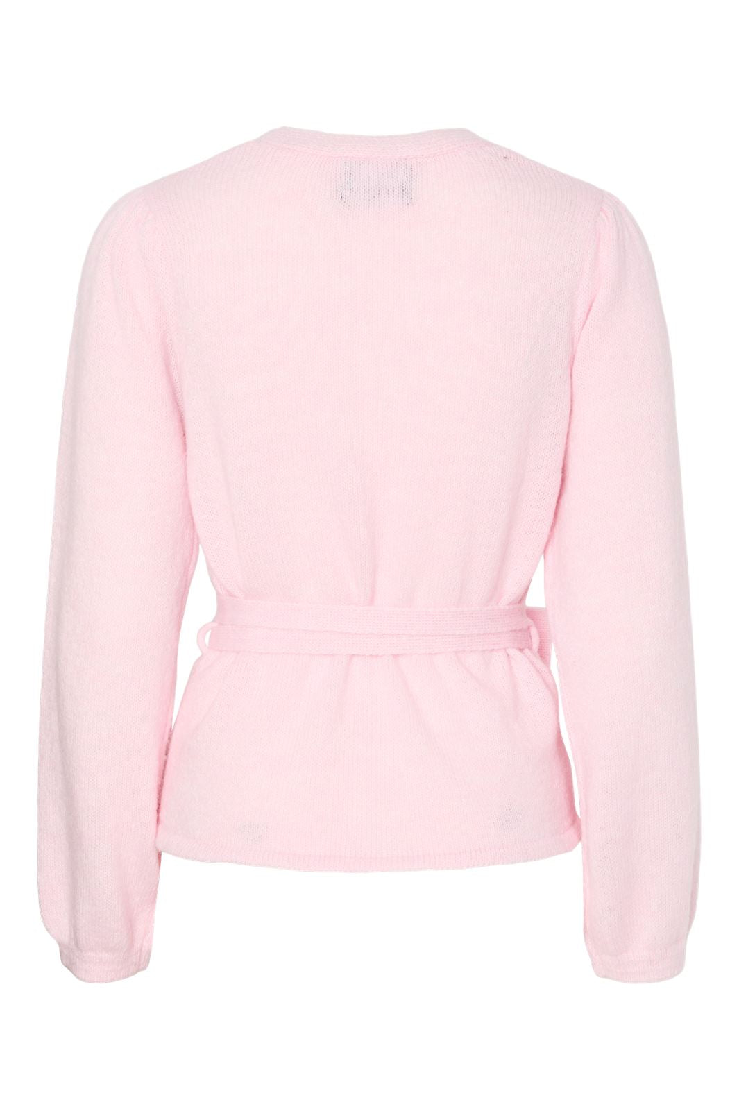 Pieces - Pcfleur Ls V-Neck Knit Cardigan Fsy - 4860355 Pink Tulle Melange
