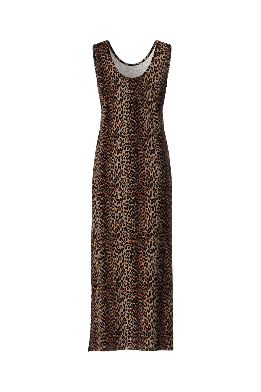 Pieces - Pcflora Sl Maxi Dress - 4699166 Black Leo