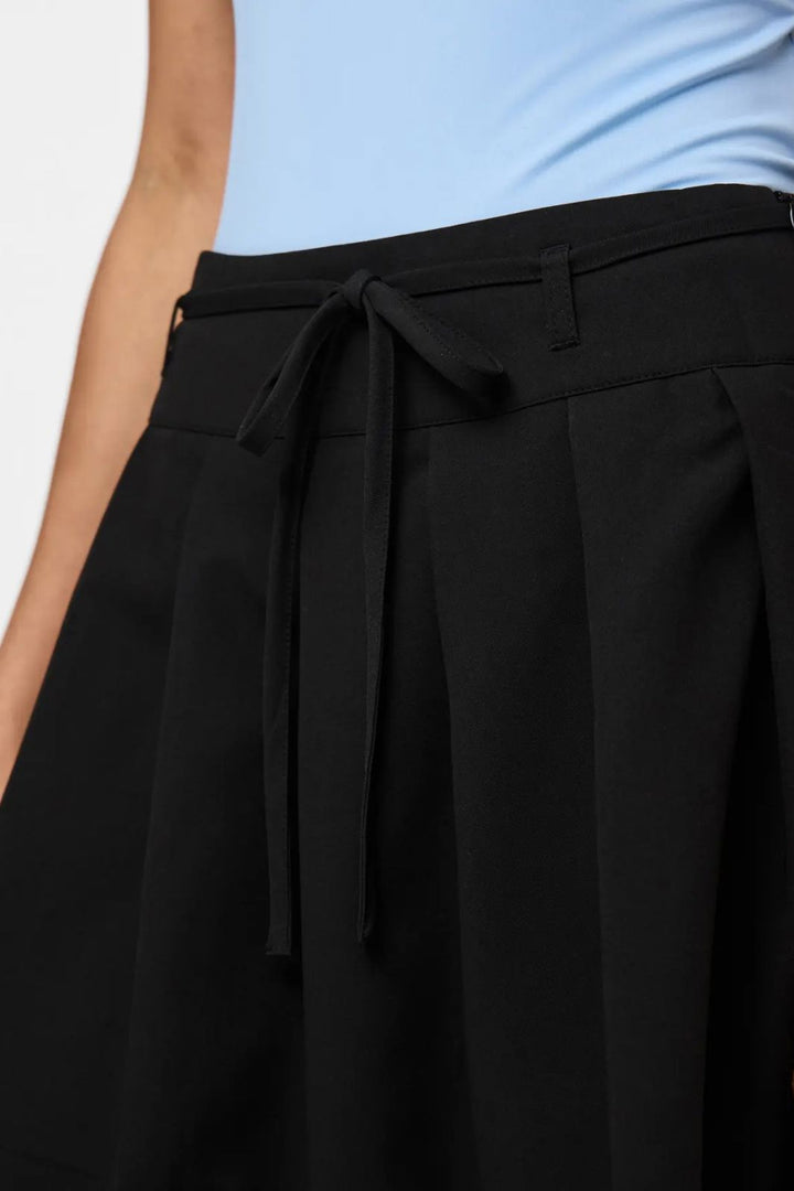Pieces - Pcfrida Short Pleated Skirt Fsy - 4860900 Black Nederdele 