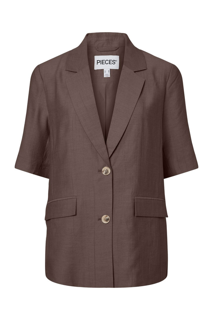 Pieces - Pcgerry 2/4 Sleeve Blazer - 5043164 Coffee Quartz