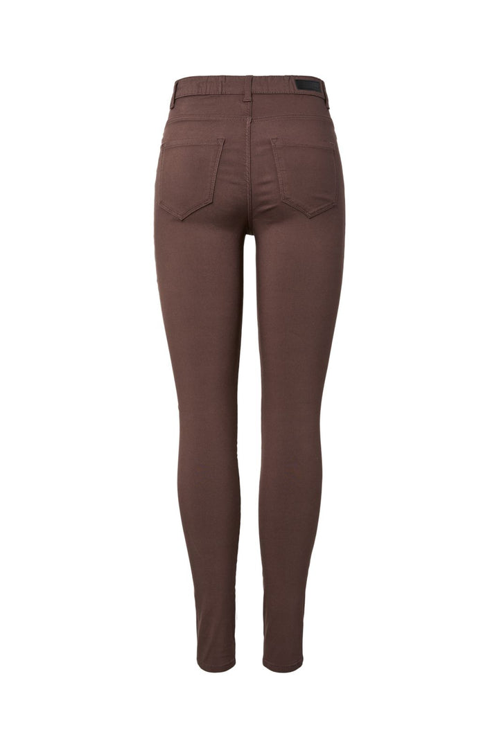 Pieces - Pchighskin Wear Jeggings - 5045710 Hot Fudge