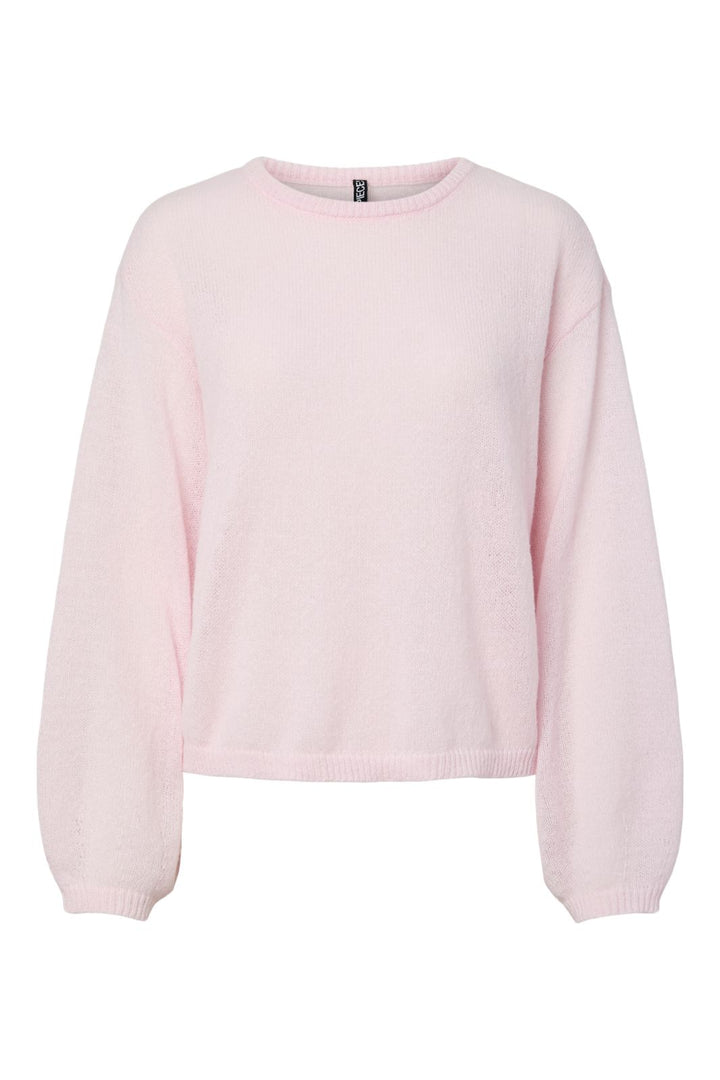 Pieces - Pcida Ls O-Neck Knit - 4805046 Pink-A-Boo