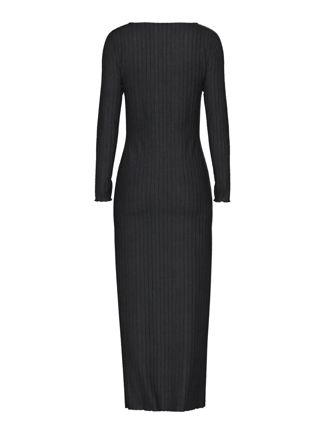Pieces - Pciris Ls Ankle Dress - 4655874 Black Kjoler 