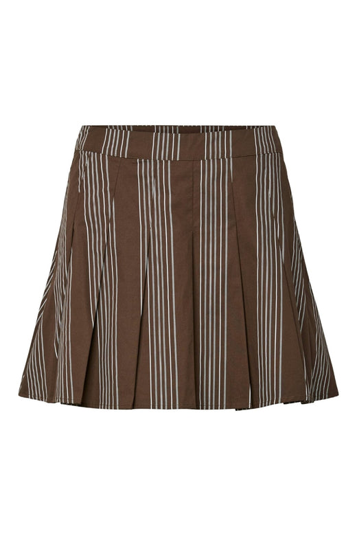 Pieces - Pcjamie Pleated Skirt Pp - 4937560 Delicioso White Nederdele 