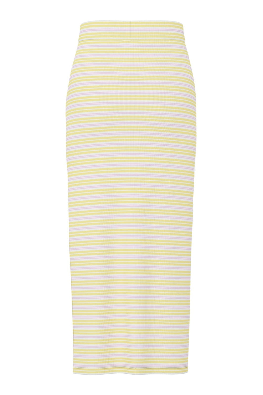Pieces - Pcjayjay Slit Skirt - 4961824 Pale Banana Pink Tulle/White
