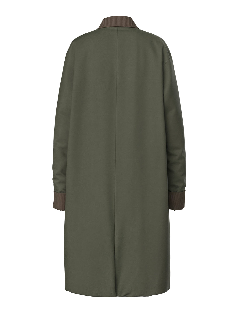Pieces - Pcjorma Long Corduroy Jacket - 4881893 Forest Night Hot Fudge Frakker 