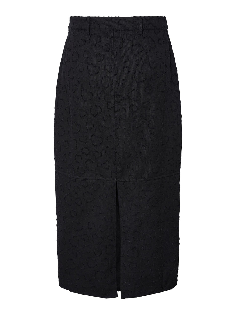 Pieces - Pcjulie Midi Skirt - 4528771 Black Nederdele 