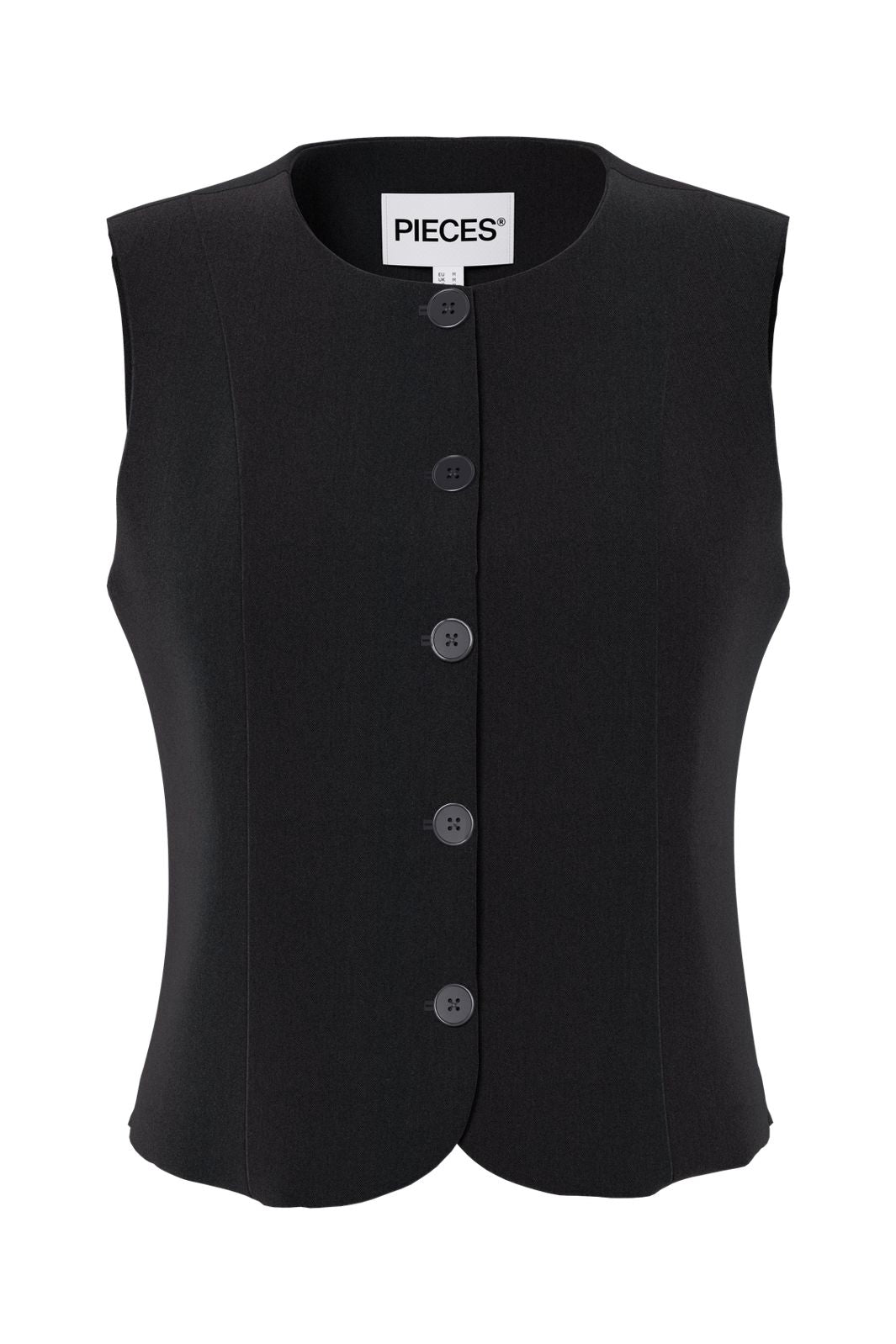 Pieces - Pckamil Fitted Vest - 4899770 Black
