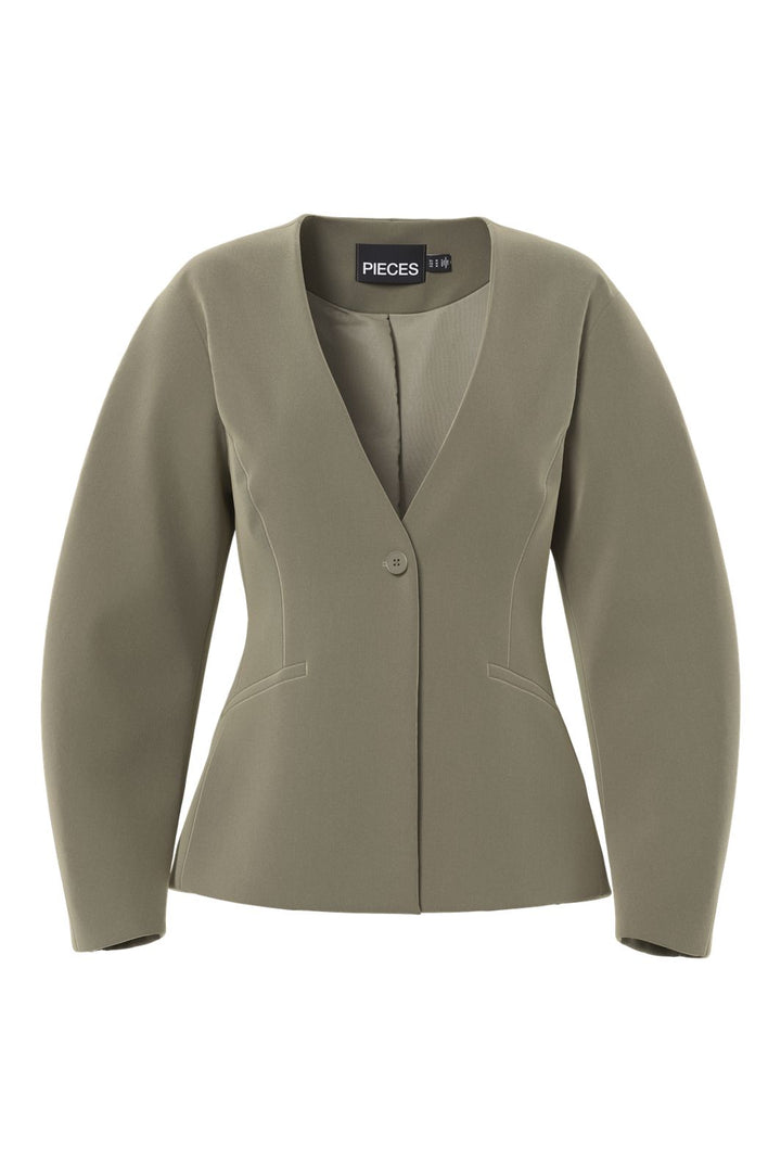 Pieces - Pckamil Ls Fitted Blazer - 4899712 Overland Trek