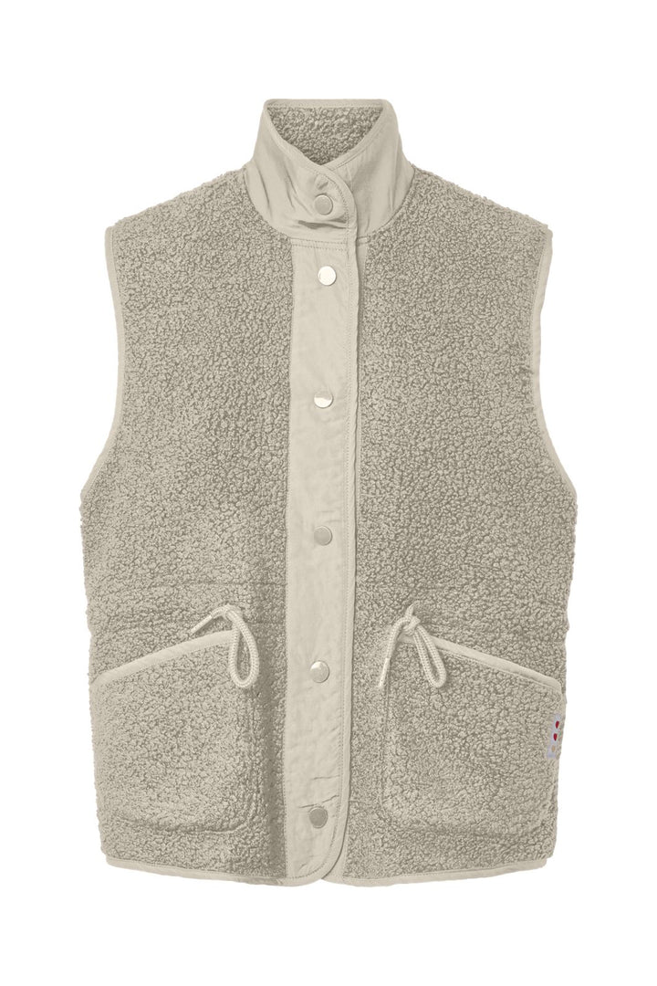 Pieces - Pckatty High Neck Vest - 5196981 Birch