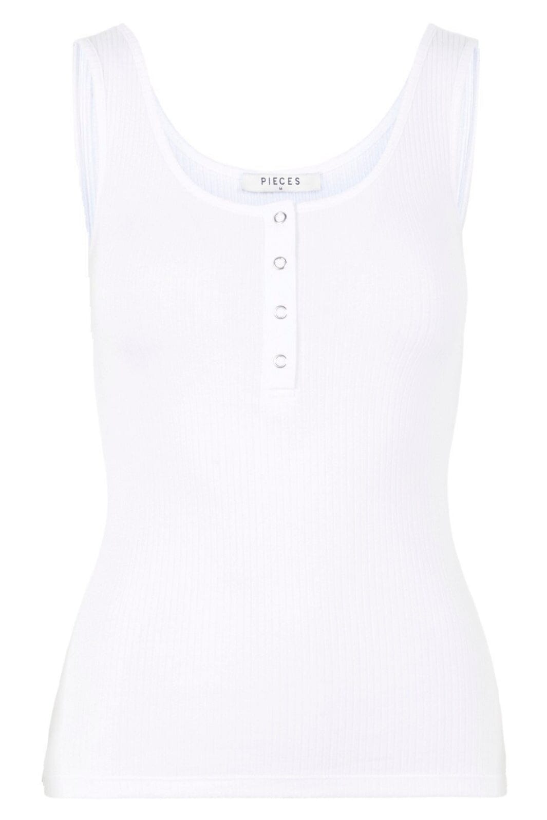 Pieces - Pckitte Tank Top - Bright White Toppe 