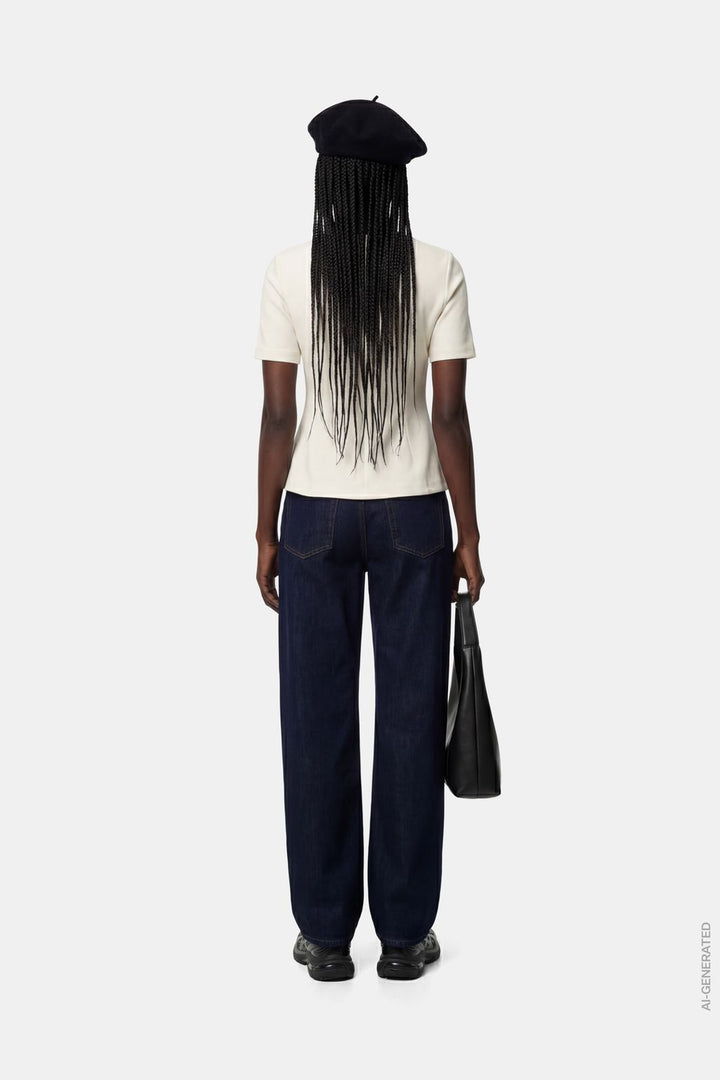 Pieces - Pclilu Ss O-Neck Top - 5138067 Bright White