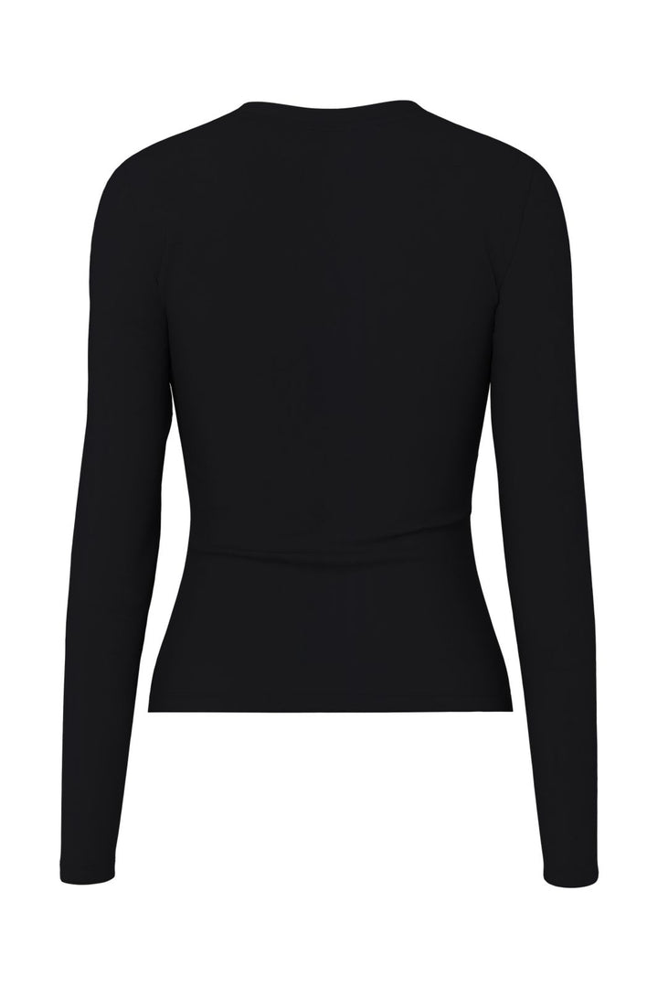 Pieces - Pclula Ls Top - 4897652 Black