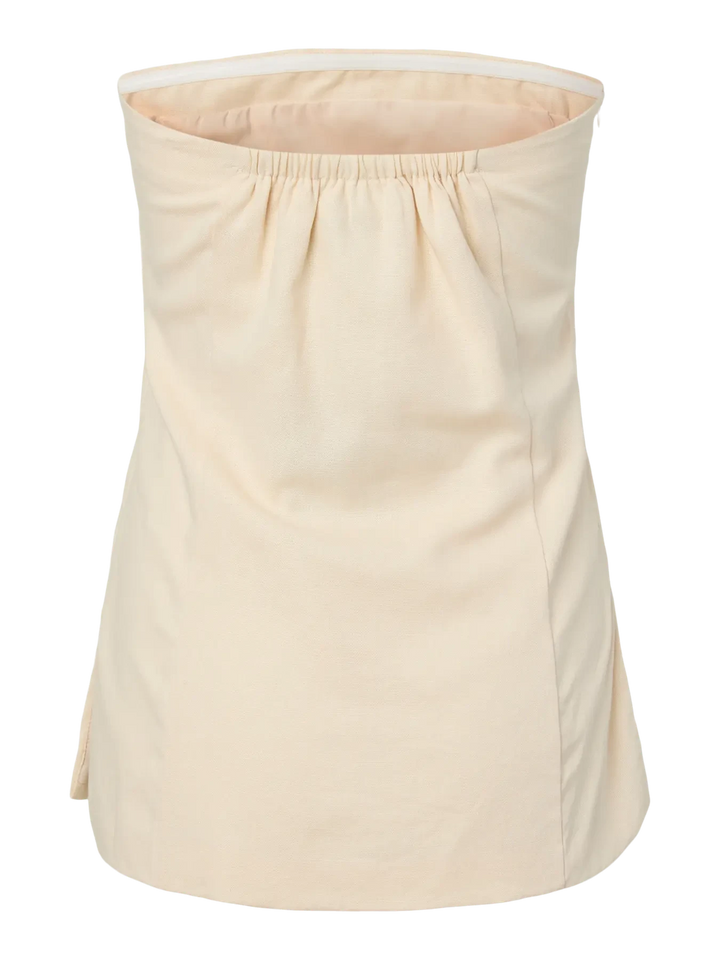 Pieces - Pcmajse Fitted Bandeau Top Pp - 5040798 Birch Toppe 