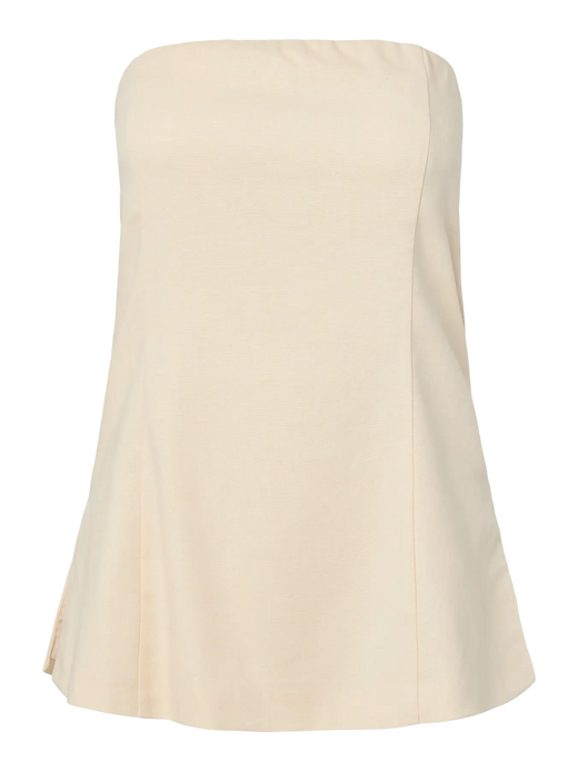 Pieces - Pcmajse Fitted Bandeau Top Pp - 5040798 Birch Toppe 