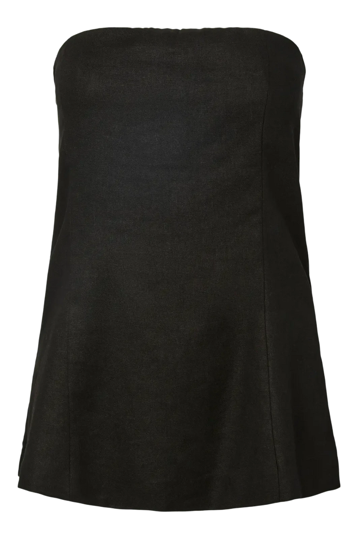 Pieces - Pcmajse Fitted Bandeau Top Pp - 5040799 Black Toppe 