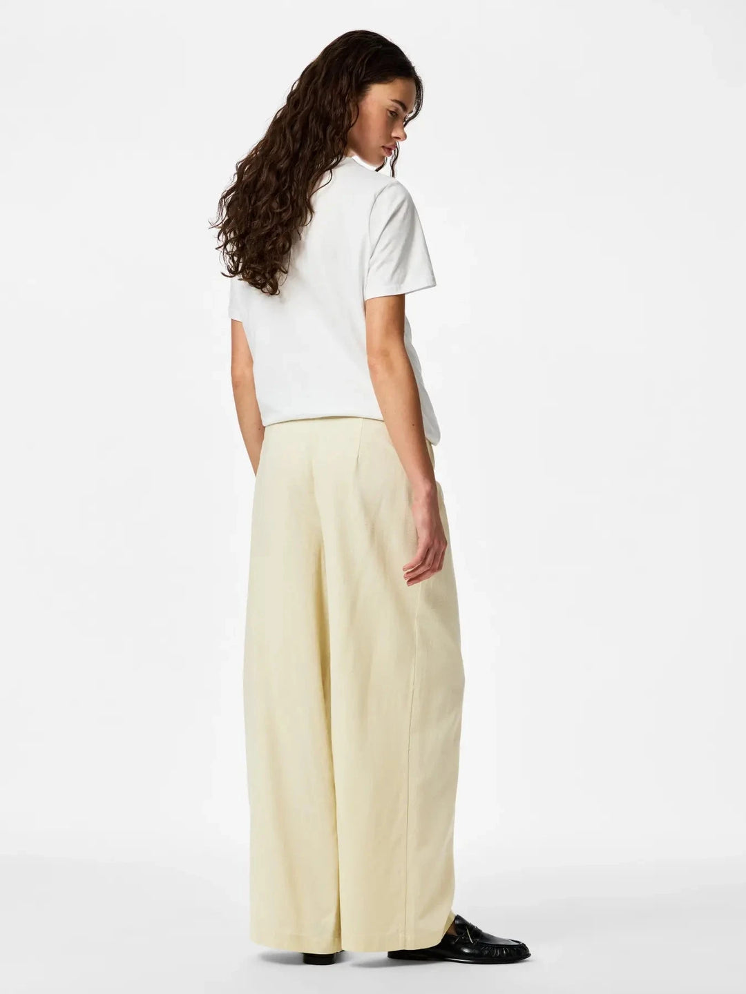 Pieces - Pcmajse Wide Pants Pp - 5040797 Birch Bukser 