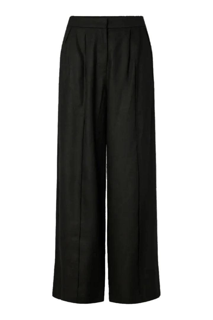 Pieces - Pcmajse Wide Pants Pp - 5040800 Black Bukser 