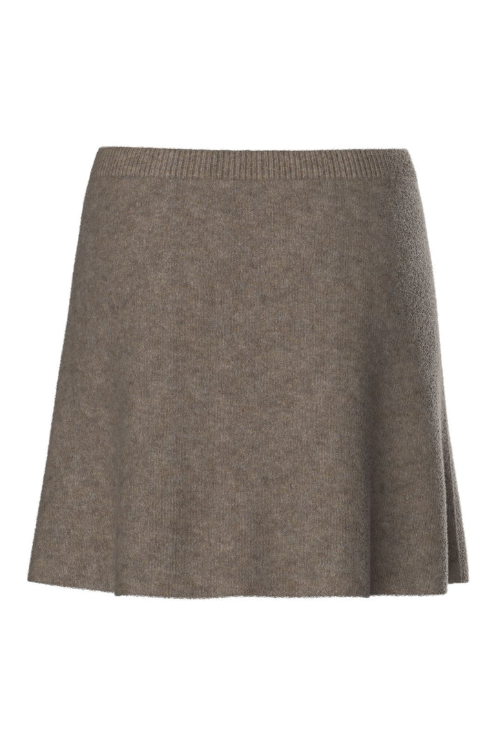 Pieces - Pcmalou Knit Skirt Pwp - 4870460 Morel