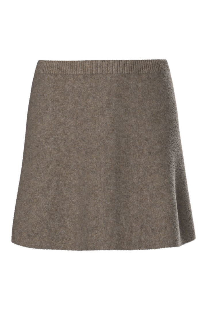 Pieces - Pcmalou Knit Skirt Pwp - 4870460 Morel
