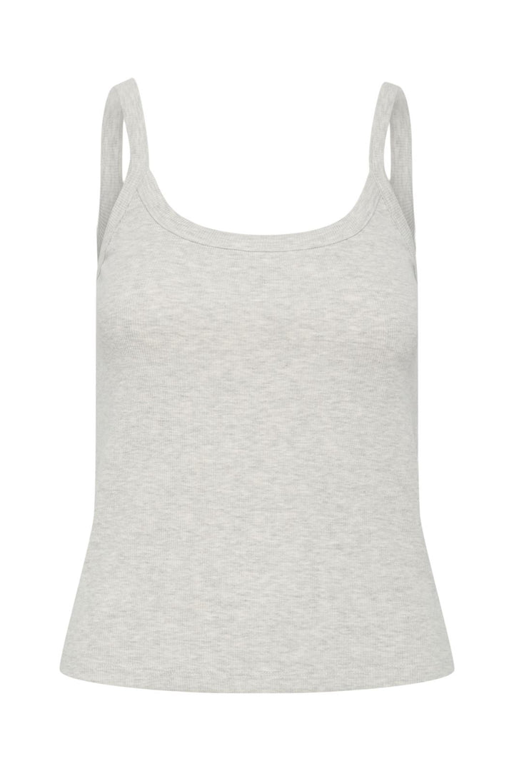 Pieces - Pcmay Strap Top - 4640349 Light Grey Melange