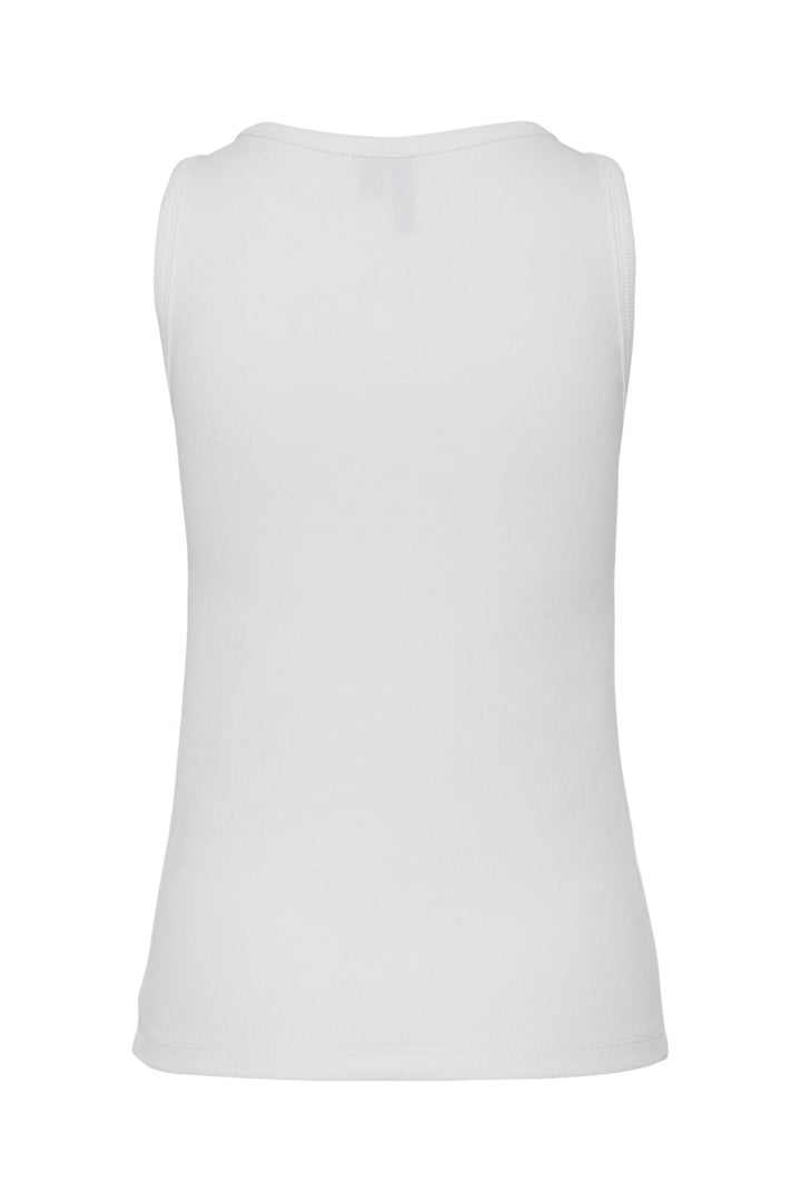 Pieces - Pcmay Tank Top - 4640356 Bright White