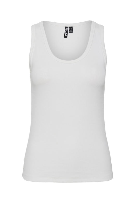 Pieces - Pcmay Tank Top - 4640356 Bright White