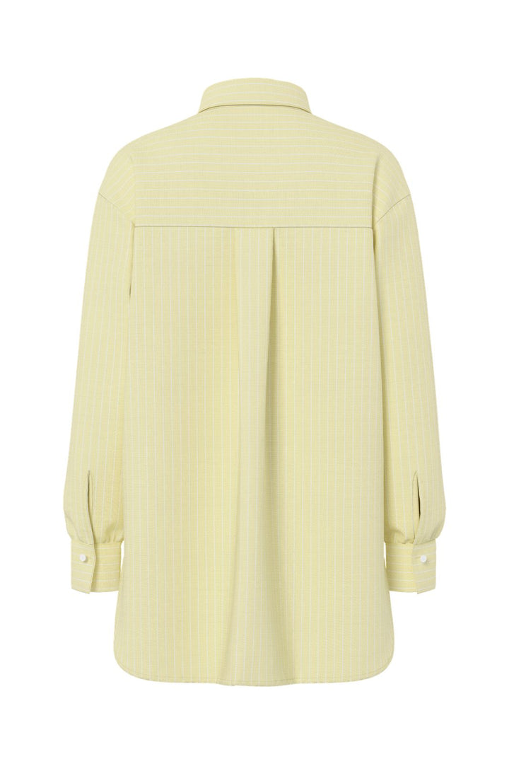 Pieces - Pcmelia Ls Loose Shirt - 4993052 French Vanilla Thin Bright White