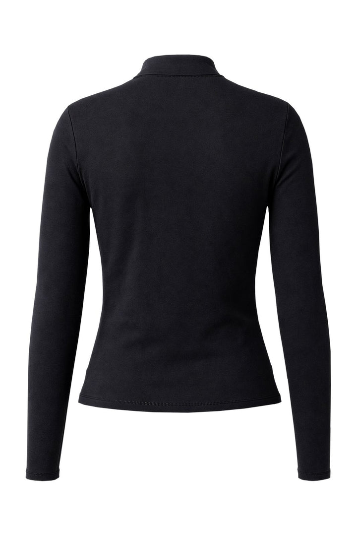 Pieces - Pcmelly Ls Keyhole Top - 5262541 Black