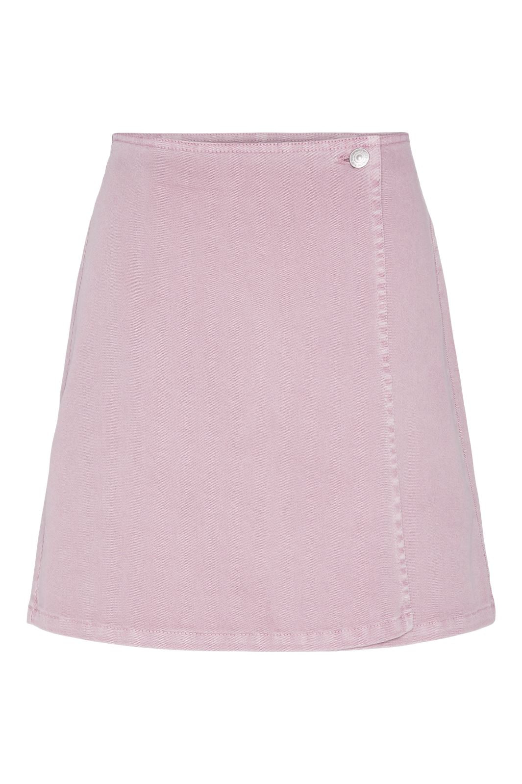 Pieces - Pcmille Short Wrap Skirt Mm - 4664353 Dawn Pink