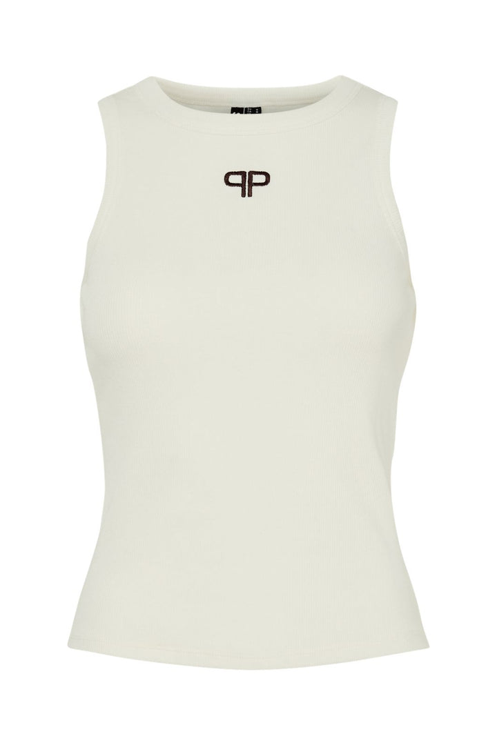 Pieces - Pcmimi Sl Tank Top - 4943606 Coconut Milk Pp - Delicioso