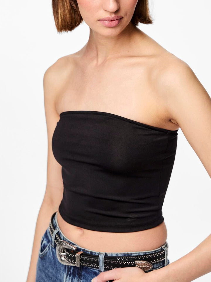 Pieces - Pcminni Tube Top - 4319421 Black Toppe 