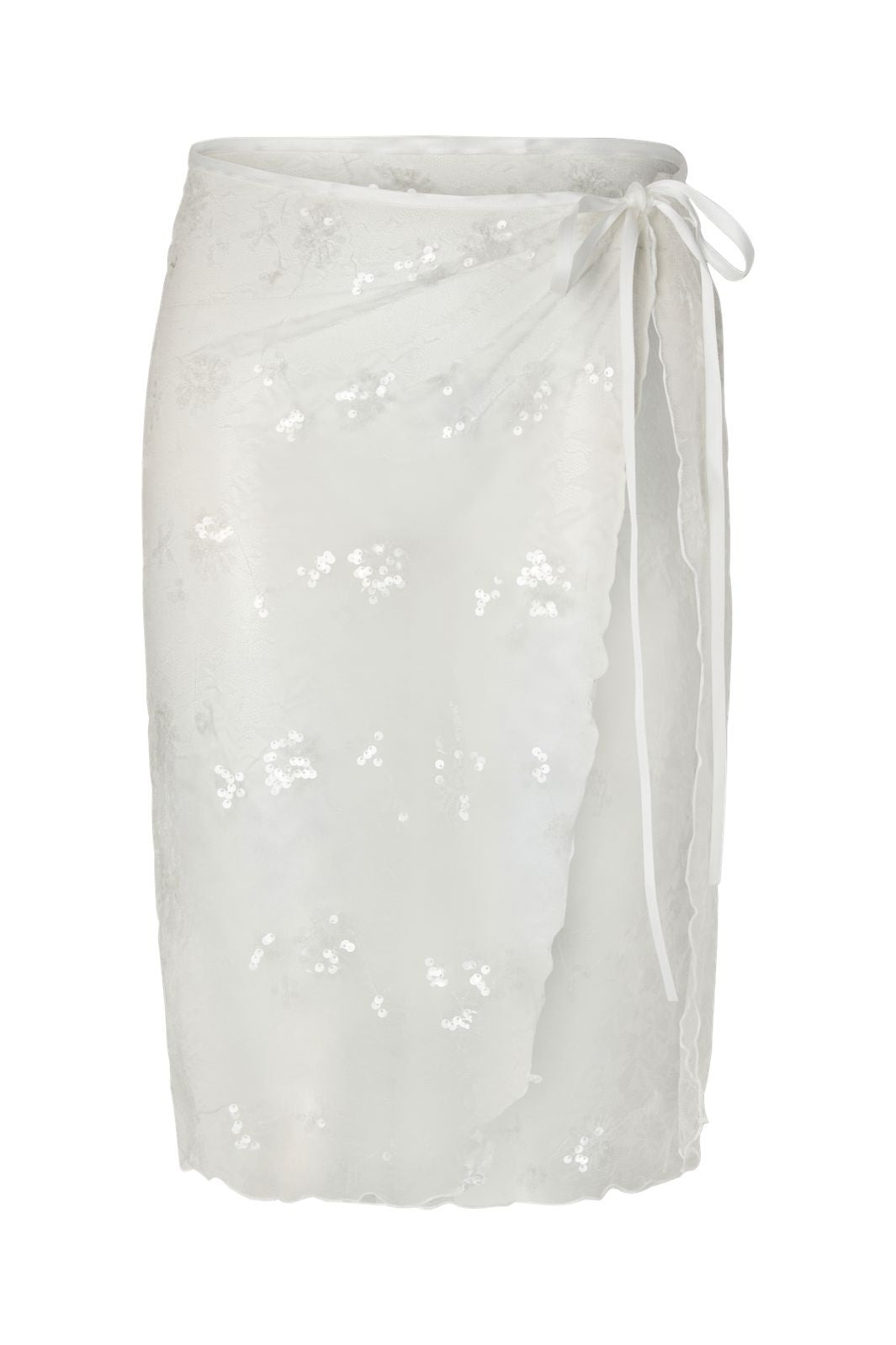 Pieces - Pcnatasja Lace Sarong - 4997997 Bright White
