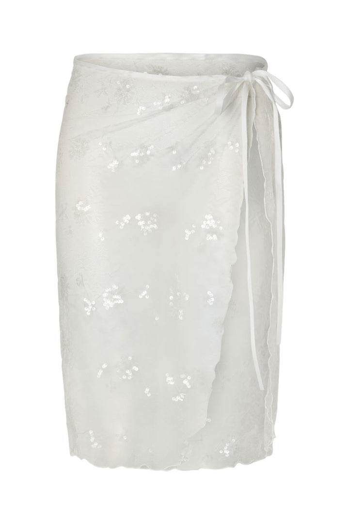 Pieces - Pcnatasja Lace Sarong - 4997997 Bright White