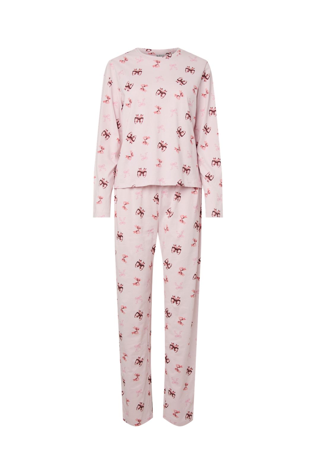 Pieces - Pcnaya Xmas Ls Nightwear Set - 5081302 Light Lilac Bows