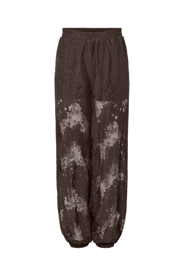 Pieces - Pcnorinne Balloon Pants - 5171275 Hot Fudge