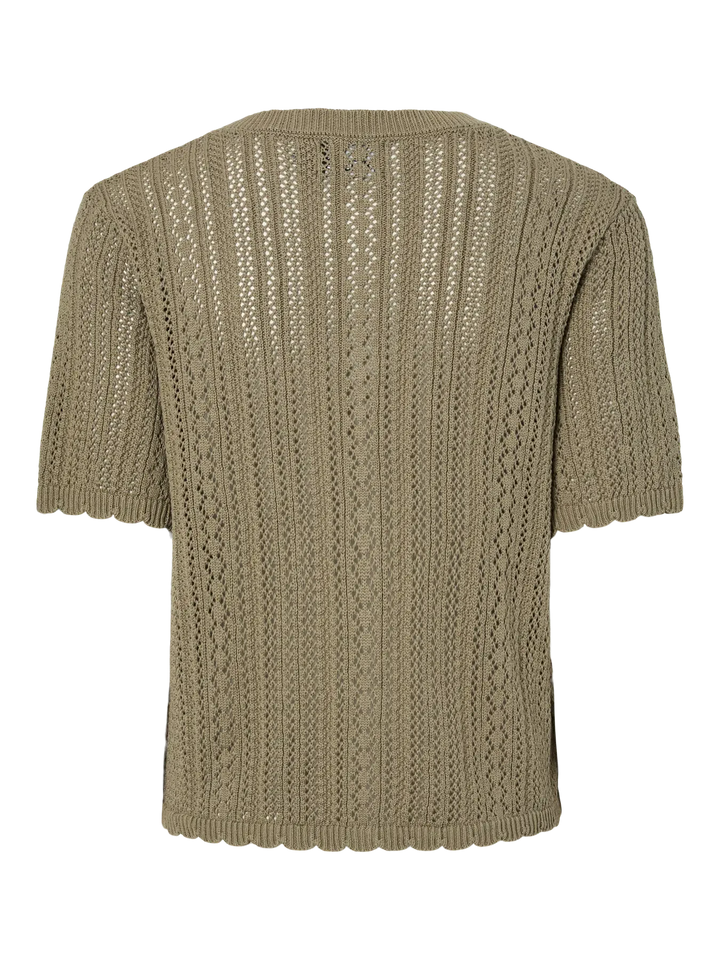 Pieces - Pcnuka Ss O-Neck Knit Cardigan - 4897929 Overland Trek Cardigans 