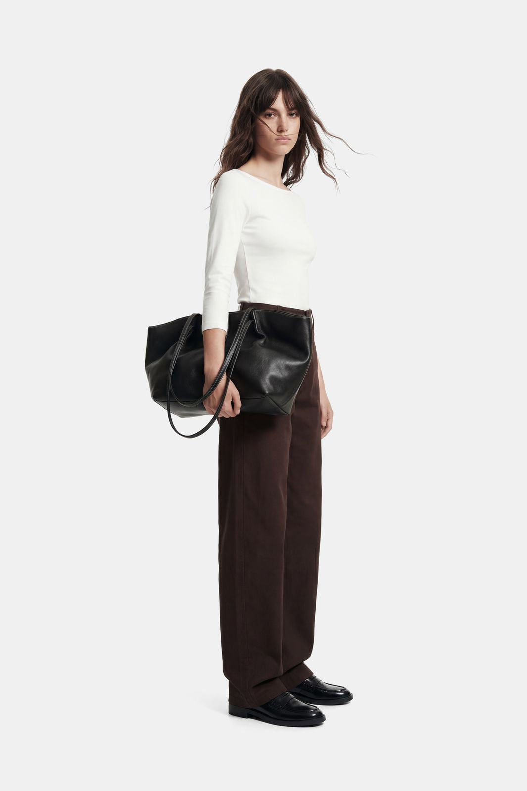 Pieces - Pcphoebe 3/4 Boatneck Top - 5083332 Cloud Dancer