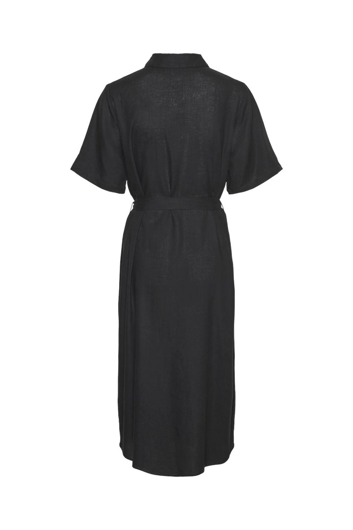 Pieces - Pcpia 2/4 Midi Shirt Dress - 4582106 Black