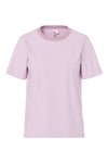 Pieces - Pcria Ss Lurex Neck Tee - 5005605 Winsome Orchid Lurex Rib