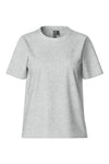 Pieces - Pcria Ss Solid Tee - 4287784 Light Grey Melange