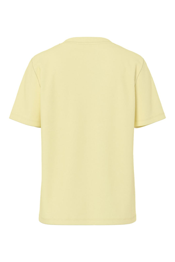 Pieces - Pcria Ss Solid Tee - 4803349 French Vanilla