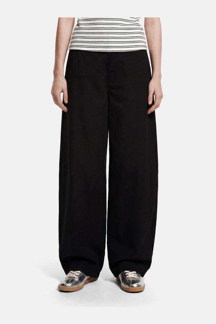 Pieces - Pcrikke Barrel Pants - 5135434 Black