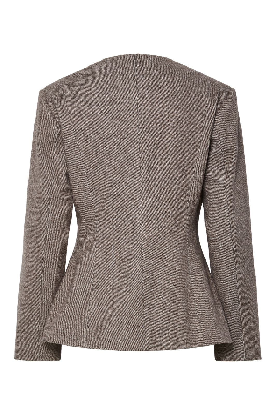 Pieces - Pcriley Ls Blazer - 4890063 Hot Fudge Melange