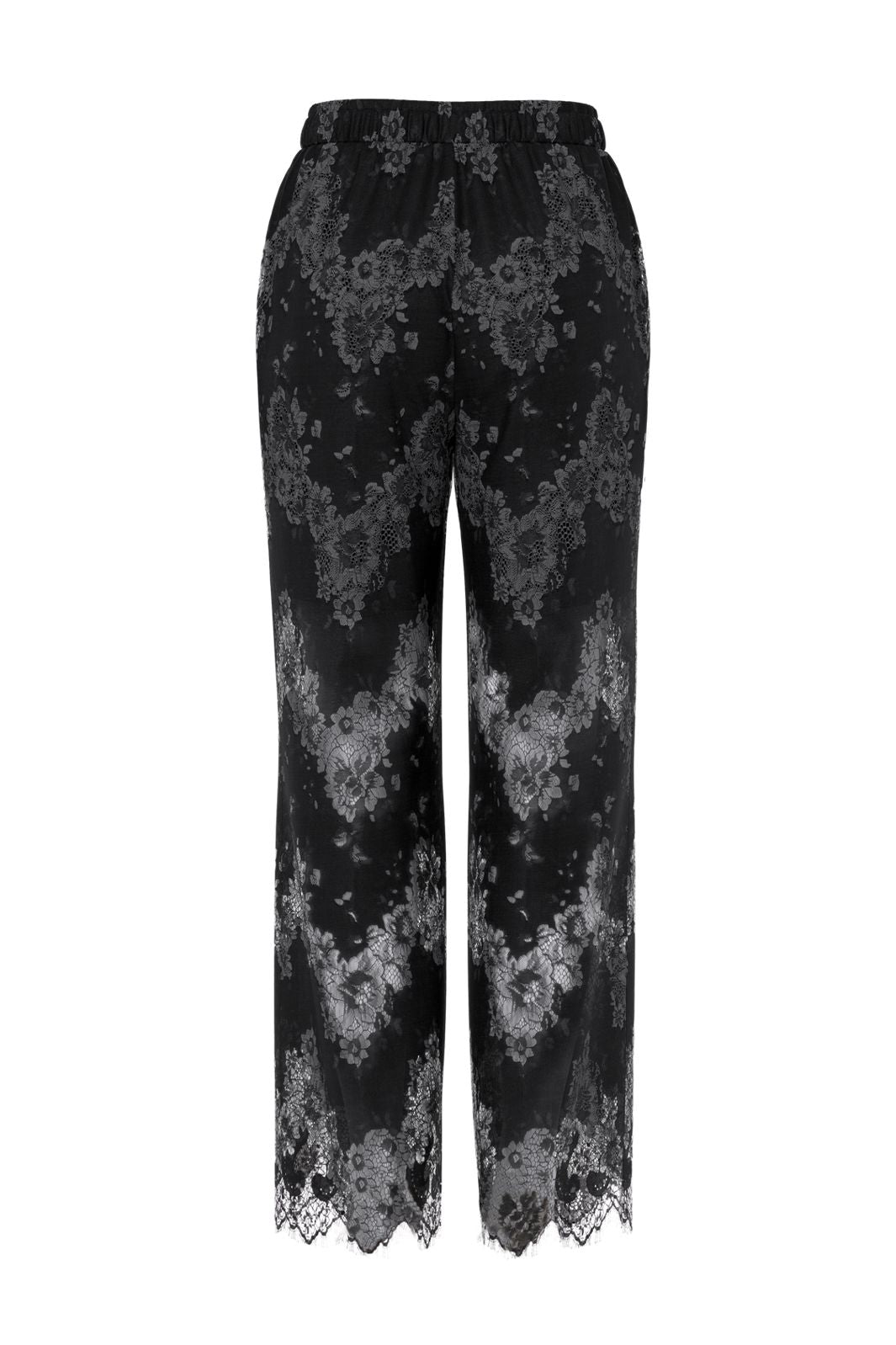 Pieces - Pcrinne Straight Lace Pants Kca - 5071423 Black