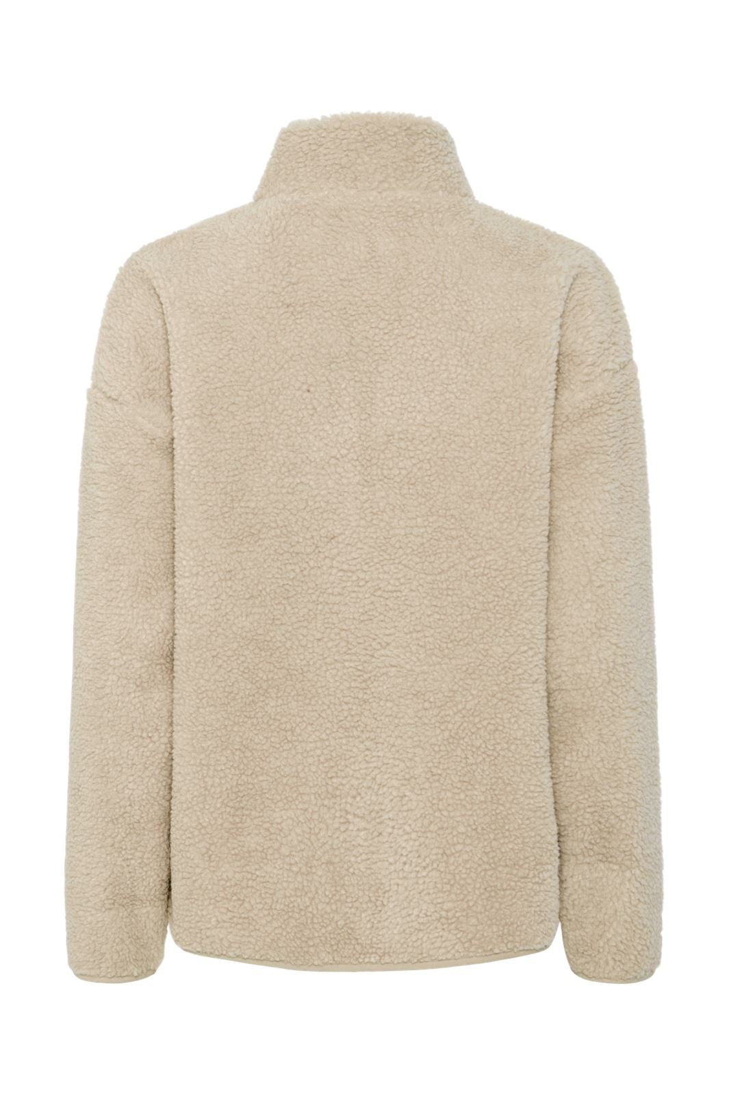 Pieces - Pcsadia Ls Teddy Jacket - 4640680 Silver Gray